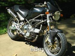 Ducati 900 750 M Monstre 600 400 D'admission D'air Ram Vent Panneau Covers En Fibre De Carbone