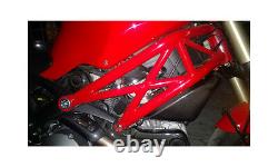 Ducati Monster 696 796 1100 Carbon Fiber Lower Side Air Intake Emissions Fairing