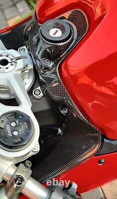 Ducati Panigale 899 959 1199 1299 Carbon Key Ignition Air Intake Ram Tank Cover