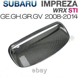 Entrée d'air de capot en fibre de carbone pour Subaru Impreza WRX STi 2008-2014.