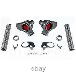 Kit d'admission en fibre de carbone noire Eventuri pour BMW E39 M5