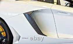 Lamborghini Aventador Carbon Fiber Side Intake Vents Trim
