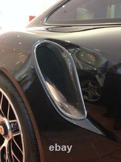 Porsche 991 Turbo S Carbon Fiber 2014 Kit De Prises D'air Latérales Scoop. Nouveau Wow
