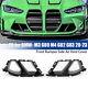 Pour Bmw G80 M3 G82 M4 20-24 Couvercle De Grille D'aération Latérale De Pare-chocs Avant En Style Carbone