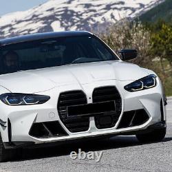 Pour BMW G80 M3 G82 M4 Couverture de Grille de Vent Latéral de Pare-chocs Avant en Fibre de Carbone