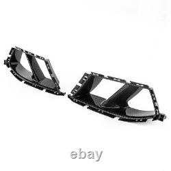 Pour BMW G80 M3 G82 M4 Couverture de Grille de Vent Latéral de Pare-chocs Avant en Fibre de Carbone