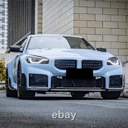 Pour BMW M2 G87 Coupé 2022UP COUVERCLE D'INSERTS DE CONDUIT D'ADMISSION D'AIR AVANT EN CARBONE RÉEL