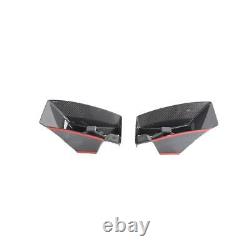 Pour BMW M2 G87 Coupé 2022UP Couverture des inserts de conduits d'admission d'air avant en fibre de carbone sec