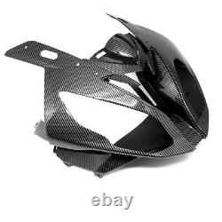 Pour BMW S1000RR 2015-2019 Carénage de phare avant en fibre de carbone avec entrée d'air ramifié