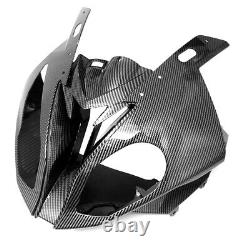 Pour BMW S1000RR 2015-2019 Carénage de phare avant en fibre de carbone avec entrée d'air ramifié