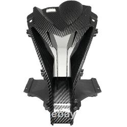 Pour BMW S1000RR 2015-2019 Carénage de phare avant en fibre de carbone avec entrée d'air ramifié