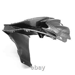 Pour BMW S1000RR 2015-2019 Carénage de phare avant en fibre de carbone avec entrée d'air ramifié