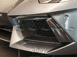 Pour Lamborghini Aventador Lp700-4 Fiber Fog Lampe Cover Vents D'admission D'air