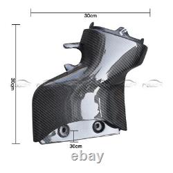 Pour Mitsubishi Evolution EVO 10 Kit d'admission d'air du moteur en fibre de carbone avec couvercle de boîte à air