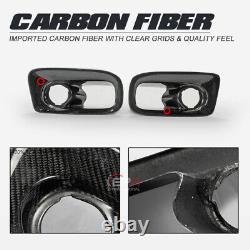 Pour Nissan Skyline R33 Gtr Carbon Fiber Front Bumper Air Kits D'entrée De Conduit D'air