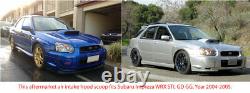Prise D'air Réelle Du Capot En Fibre De Carbone Pour Subaru Impreza Wrx Sti 04-05