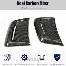 Revêtement de ventilation latérale de pare-chocs en fibre de carbone pour Mercedes Benz Classe C W204 C63 AMG