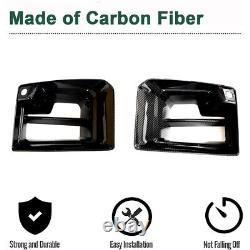 S'adapte BMW M2 G87 Coupé 2022-24 Inserts de conduits d'admission d'air avant en carbone sec Trim