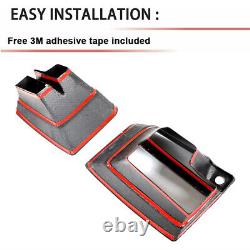 S'adapte BMW M2 G87 Coupé 2022-24 Inserts de conduits d'admission d'air avant en carbone sec Trim